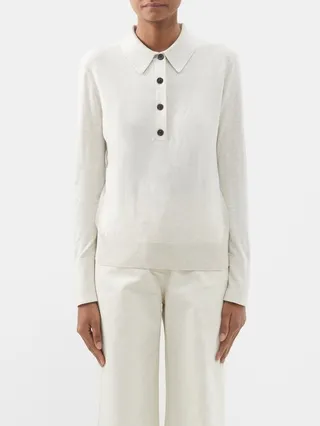 Josie Cotton-blend Polo Shirt