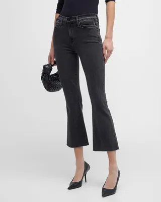Le Crop Flare Edge Jeans