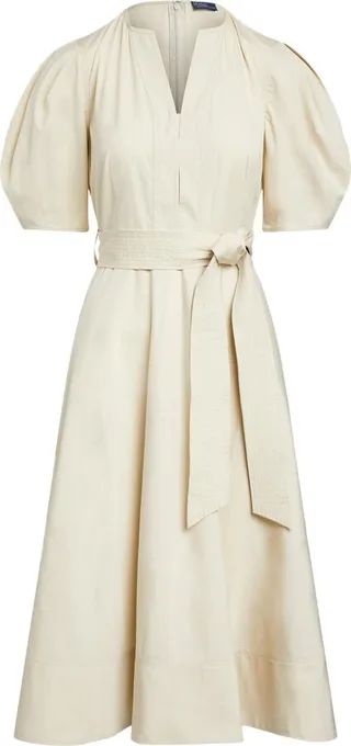 Kalna Short Sleeve Cotton Dress