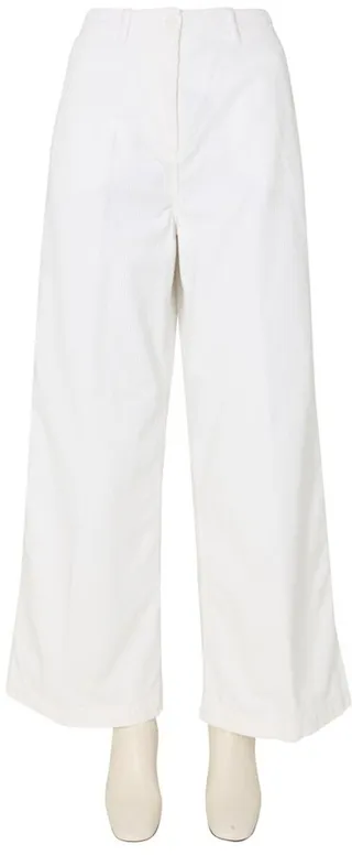 Aspesi Wide-Leg Cropped Pants