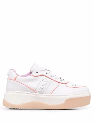 Lace-Up Platform Sneakers