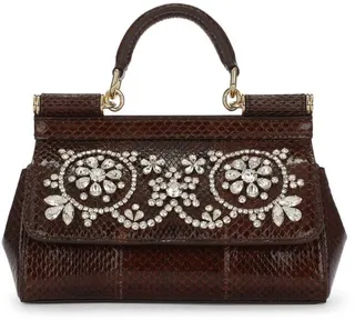 small Sicily rhinestone-embellished shoulder bag