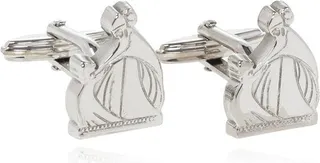 Lanvin Logo-Engraved Cufflinks