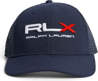 Rlx Ralph Lauren Logo Trucker Cap