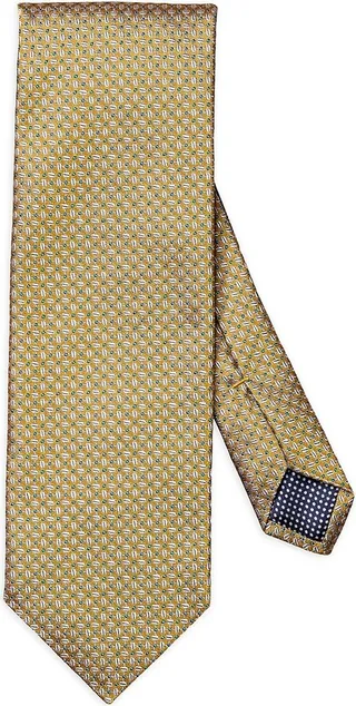 Geometric Silk Tie