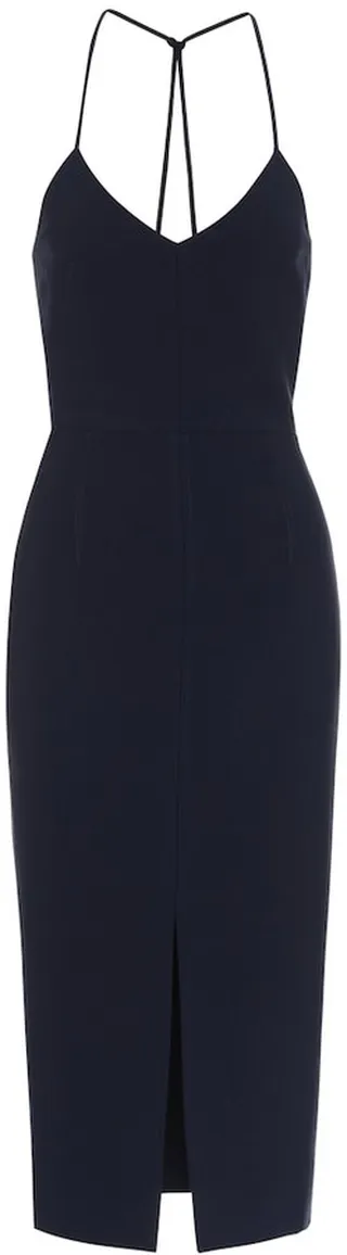 Cannock stretch-crepe dress