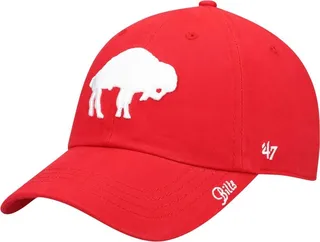 Women's Red Buffalo Bills Miata Clean Up Legacy Adjustable Hat