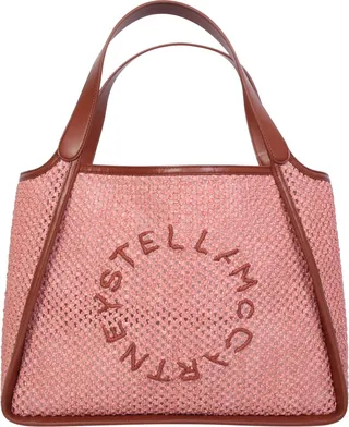 Crap Apple Raffia Tote Bag