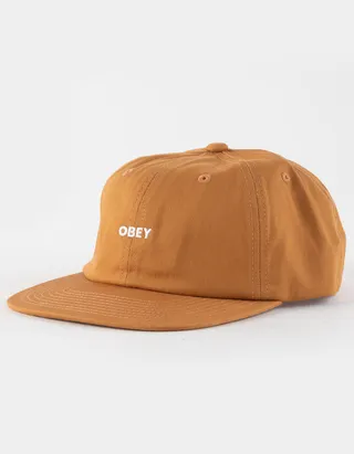 OBEY Bold Twill 6 Panel Mens Strapback Hat