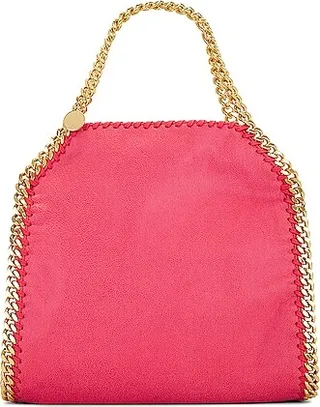 Stella McCartney Mini Shaggy Deer Falabella Tote in Pink