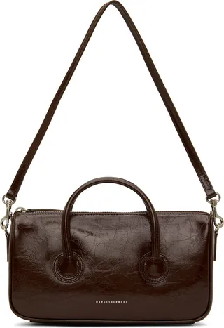 Marge Sherwood Brown Zipper Bag