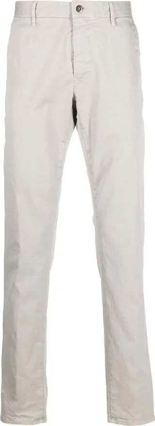 Tapered-Leg Chino Trousers