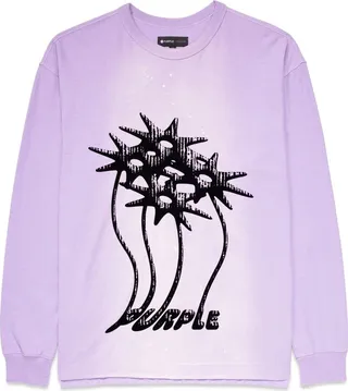 Flower Palm printed T-shirt