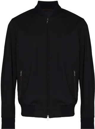 Zip-Up Bomber Jacket
