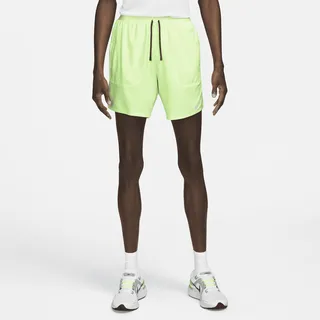 Nike Men's Stride Dri-FIT 7" Brief-Lined Running Shorts in Green