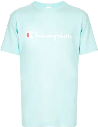 logo print crew neck T-shirt