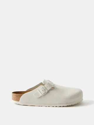 Boston Suede Clogs