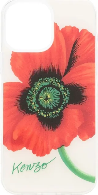 Poppy-print iPhone 13 Max Pro case