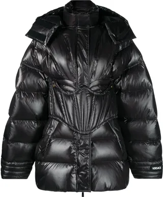 Logo-Patch Padded Jacket