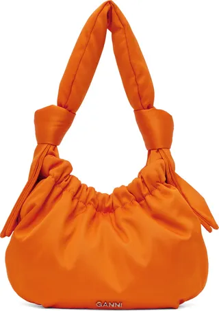 GANNI Orange Small Occasion Bag
