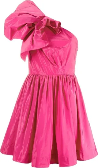 Off-Shoulder Gathered Dress