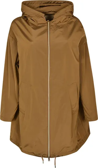 Drawstring Hem Raincoat