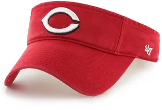 Men's '47 Red Cincinnati Reds Clean Up Adjustable Visor