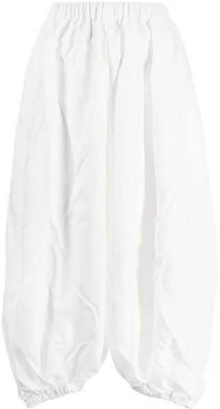High-Waisted Cropped Trousers