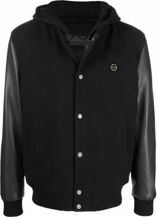 Long-Sleeve Bomber Jacket