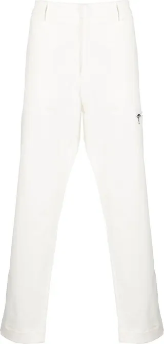 High-Rise Straight-Leg Trousers