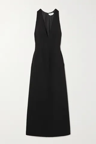 Gabriela Hearst - Wool-crepe Midi Dress - Black
