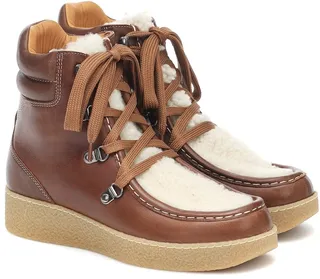 Alpica leather ankle boots