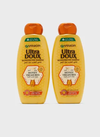 Ultra Doux - Honey Treasures Shampoo 400ml + Shampoo 400 ml