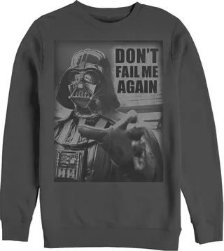 Men's Star Wars Don't Fail Me Again Sweatshirt - Charcoal Heather - X Large