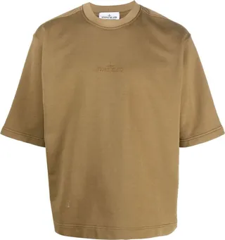 embroidered-logo cotton T-shirt