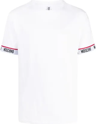 logo-sleeve cotton T-shirt