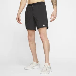 Nike Men's Flex Stride 7" Brief Running Shorts in Black