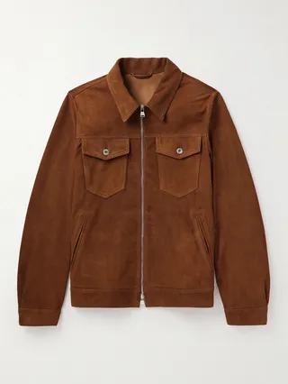 Suede Trucker Jacket