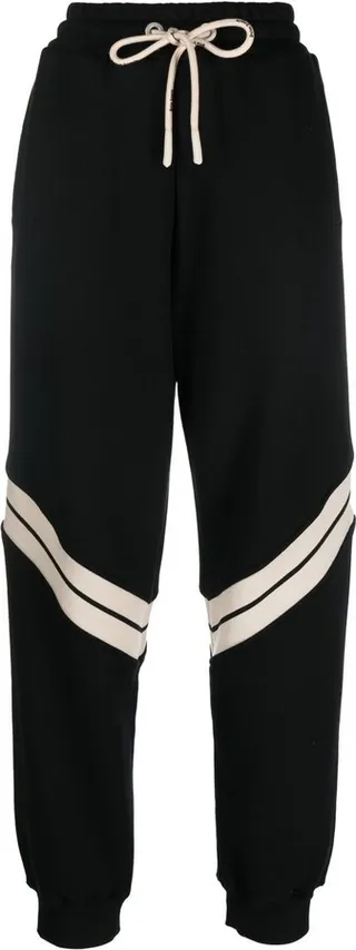 Drawstring Cotton Track Pants
