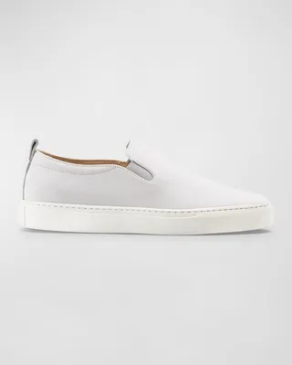 Men's Garda Leather Slip-On Sneakers