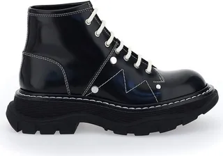 Alexander McQueen Tread Lace-Up Boots