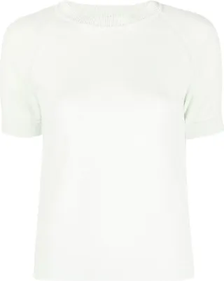 Short-Sleeved Cashmere Top