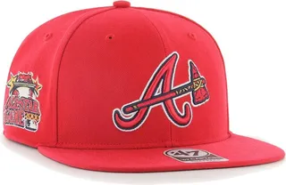 Men's '47 Brand Red Atlanta Braves 2000 Mlb All-Star Game Sure Shot Captain Snapback Hat