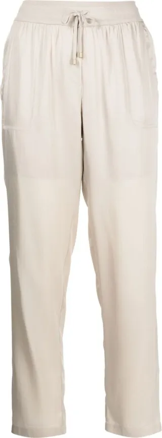 Drawstring-Waist Track Pants