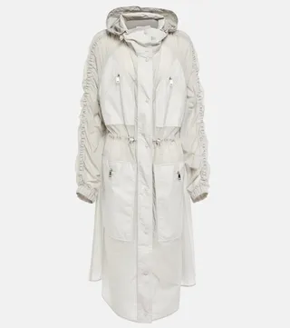 Hooded raincoat