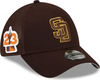 Men's New Era Brown San Diego Padres 2023 Spring Training 39THIRTY Flex Hat