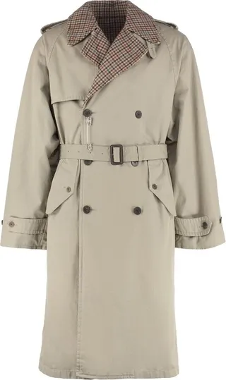 Balenciaga Reversible Double-Breasted Trench Coat