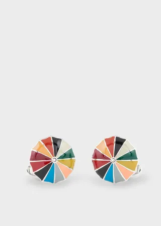 Multicoloured 'Umbrella' Cufflinks