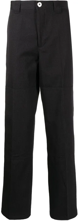 Straight-Leg Tailored Trousers
