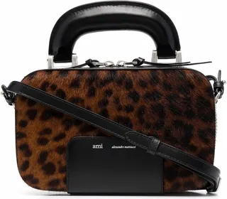 Case leopard-print tote bag